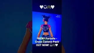 *NEW* Fortnite - Cross Comms Starter Pack 🎧🎮🤍 #isitworthit #itemshop #starterpack #shorts #ad