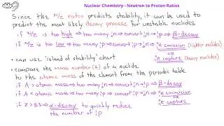 Nuclear Chemistry -03 Predicting Types of Radioactive Decay