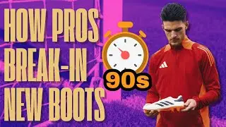 How to Break In Method For Football Boots in 90 Seconds