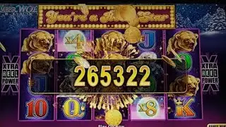 Huge Timberwolf Deluxe Slot Jackpot Handpay!  Over 1000x!