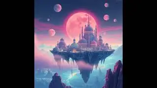 A floating moonlight kingdom
