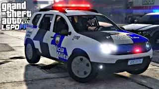 MULHER APREENDIDA POR TRAFICO - GTA V Rotina Policial -  PMES force games