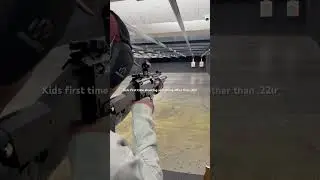 Kids first time shooting a 9mm Scorpion #gun #rifle #assaultrifle #czech