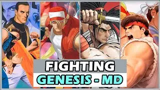 TOP 40 BEST FIGHTING GAMES ON GENESIS || BEST GENESIS / MEGA DRIVE GAMES