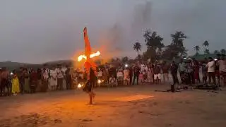 Goa Street Artist | Best Fire Art | Fire Dance | Goa at its best | The beast | Incredible India