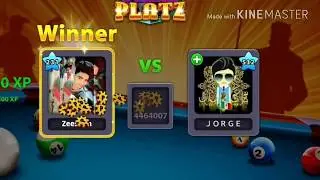 JORGE 532 VS ZEESHAN 231  Play in barlin  8 ball pool miniclip