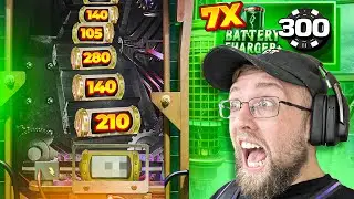 INSANE 7X TOP SLOT BATTERY CHARGER GAME SHOW ON LIGHTNING STORM!