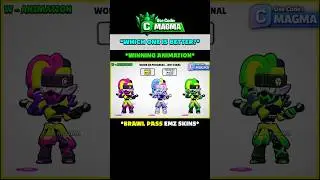 Brawl Pass Emz Skin Animations 💀 #brawlstars #brawlstarsshorts #brawltalk #ravikumarking
