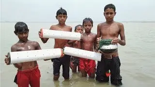 Plastic Pipe Fishing Trap|New Fishing Technique Trap|Magic Fishing Trap