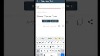 Best Text Repeater App ! How To Automatic Repeat Text Line In Android Phone #shorts.