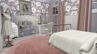 The Sims 4 - Vintage Bedroom // CC Speed Build