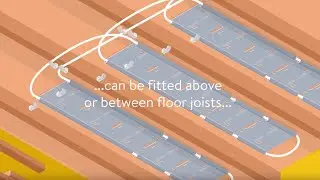 Underfloor Heating Between Floor Joists - ClippaPlate&reg;
