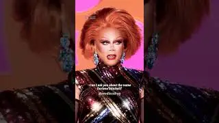 Can I ask you about the name Darlene? #dragraces18 #rupaulsdragrace #dragrace #rupaulsdragrace18