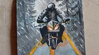 Road painting| with watercolors| step by step @depictionBox