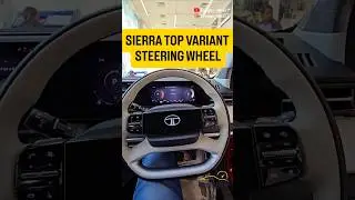 Is Tata Sierra's Steering Wheel the BEST on the Market?