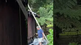 Leaking shed roof repair