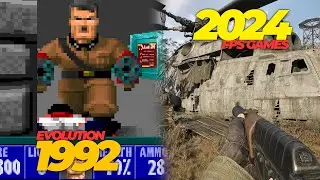 Evolution Of FPS  GAMES w/ fact & 3D Animation 1992-2024