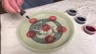 Clear glue disc dye tutorial