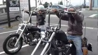 HONDA MAGNA250 & YAMAHA DRAGSTAR400 @snug