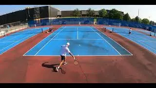 UTR 7 vs UTR 6 USTA Level 6 College of DuPage Adult Men's Open Singles Tournament Final Round Uncut