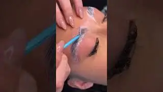 BROW LAMINATION COSTA MESA CA ( HOLLYWOOD FACIAL ) #browlamination #makeup  #hollywoodfacial