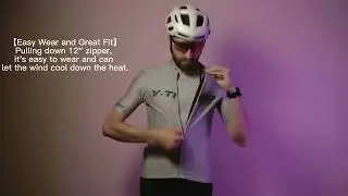 Ｘ-TIGER Men's Cycling Jerseys +4 rear back pockets【Take Any Essential You Want】