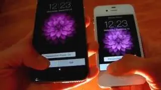 iPhone 6 vs iphone 4S size comparison