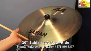 Sabian AA Rock Ride 20'' - The Drum Shop North Shore
