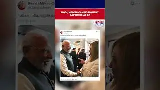 PM Modi And Italy&rsquo;s Giorgia Meloni Share Candid Exchange At G7 Summit In Canada | Watch #shorts