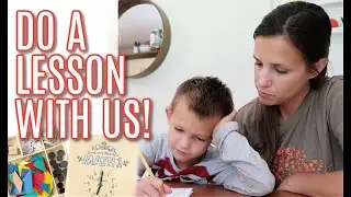 DO A LESSON WITH US! EASY MATH FOR 1ST GRADE | SIMPLY GOOD & BEAUTIFUL MATH 1