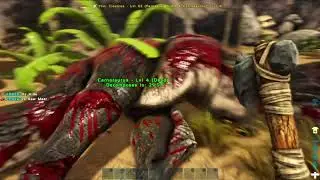 ARK: Survival Evolved Jurassic Hoes do Ragnarok - Clavicus the parasaur is a badass