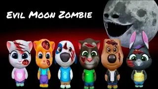 Evil Moon Zombie - Dead Talking Friends 🥲 / Talking Tom and Friends / AMONG US