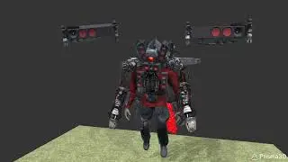 speakerman titan 3.0 fanmade test (my models) #animations #skibiditoilet #upgreadtitanspeakerman #th
