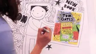 Liz Pichon draws Tom Gates
