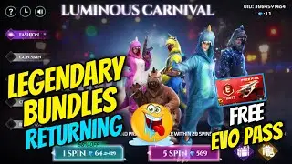 FREE EVO ACCESS MEMBERSHIP FOR ALL PLAYERS|LEGENDARY BUNDLES ARE RETURNING IN GAME|BD SERVER EVENTS