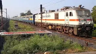 GMO WAP-7 hauled Mumbai CSMT - Howrah Mumbai Mail & Route Diverted Azimganj Kaviguru Express Via HBC