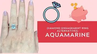 Diamond Engagement Ring Alternative: Aquamarine 💍