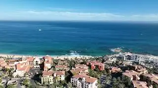 Aerial view of San Jos&eacute; del Cabo Coast Resorts, Mexico's Baja California Peninsula
