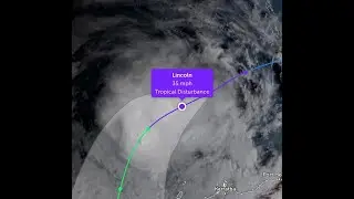 Tropical Cyclone Lincoln strengthens