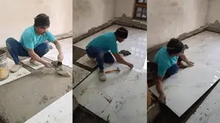 floor ka plaster kar ke do by char Tiles fitting kase karte hai