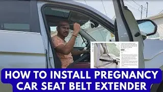 How to Install Amazon's Ayaport Pregnancy Car Seat Belt Extension in Telugu #safety #pregnancytips