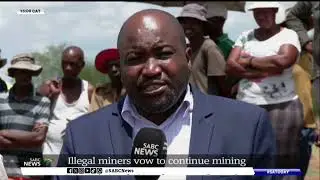 Illegal Mining | Samaria Zama-zamas vow to continue to eke a living