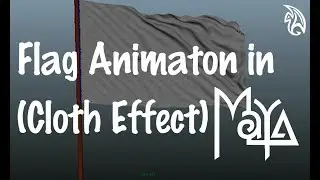 Flag Animation in Maya Software