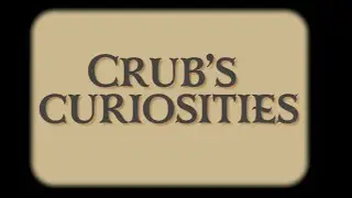 Crub's Curiosities Podcast Trailer