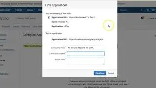 AIO: Setup Application Link in Jira Hosted