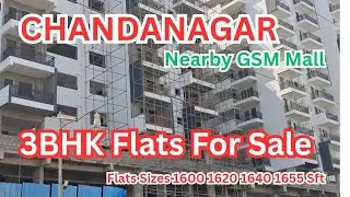 🏢3BHK Flats For Sale In Chandanagar  Nearby GSM Mall || Ready To Move || Hyderabad 8885379149