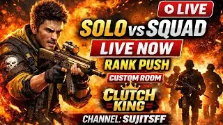 BR RANK GAMEPLAY 😈 | Free Fire Live | Solo vs Squad 🔥 | BR RANK  | Clutch Gameplay 😈 |Full Action 💣
