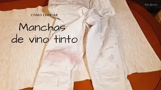 Cómo limpiar mancha de vino tinto