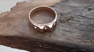 Model cincin tunangan gold ring making