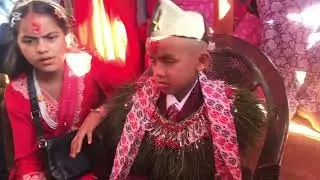 Bishnu maya budathoki (kanxi) ko ghar akaha puja ra barthabandha (mastan)